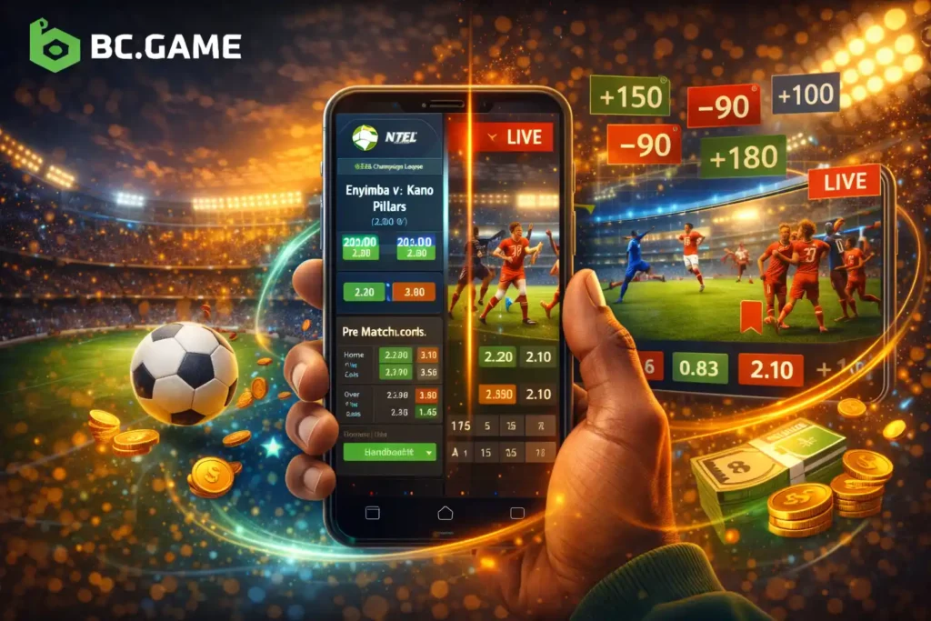Types of Football Bets on BC.Game